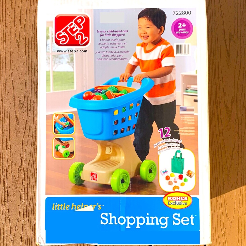LITTLE HELPERS CART & SHOPPING SET FROM STEP 2 BRAND NEW IN ORIGINAL BOX SEALED